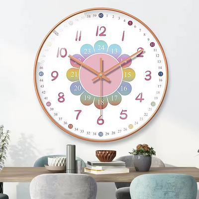 Reloj de pared decorativo para el hogar, sin tic-tac
