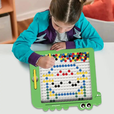 Fidtoy Magnetic Drawing Board Montessori Learning Toy for Kids