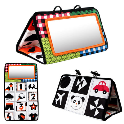 Fidtoy Tummy Time Mirror High Contrast Montessori Baby Toy