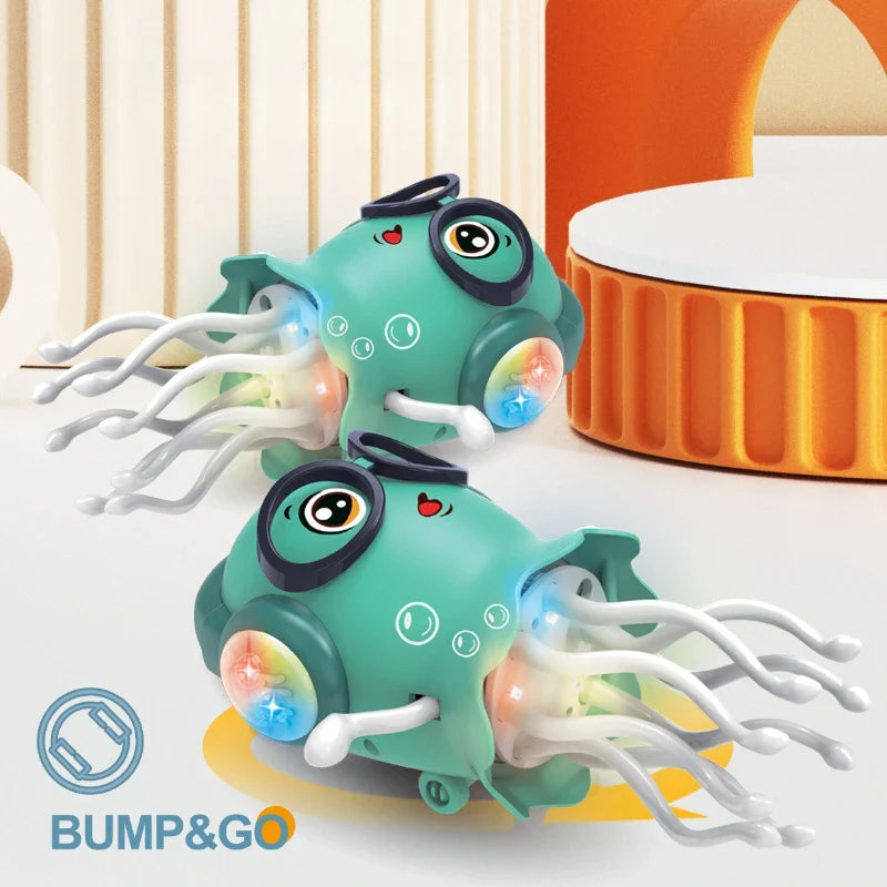 Fidtoy Electric Dancing Octopus Toy with Lights and Music for Kids