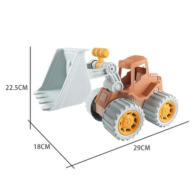 Ice Cream Cake Model Bulldozer Beach Toy