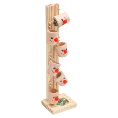 Fidtoy Circuit à Billes en Bois - Jouet Amusant et Éducatif pour Enfants
