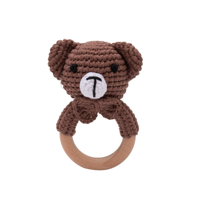 Fidtoy SnuggleBud Rattle & Teether Baby Sensory Toy