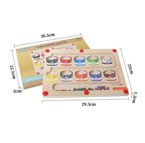 Wooden Counting Maze