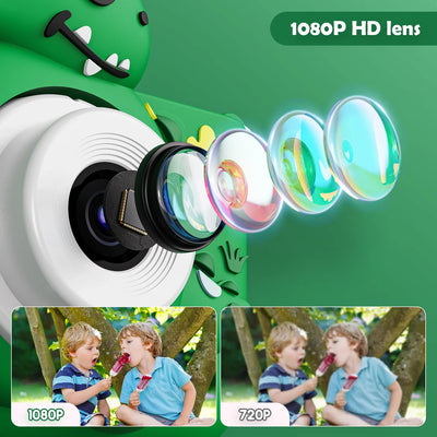Fidtoy Kids Dinosaur Digital Camera Creative Toy for Ages 2+