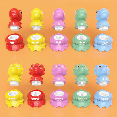 Dinosaur Geometry Sorter Numbers Matching Toy
