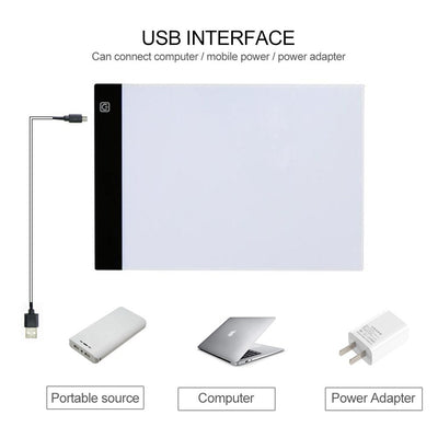Fidtoy LED Drawing Pad for Kids Light Up Tracing Board Creative Art Tool