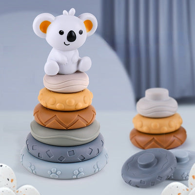 Silicone Montessori Stacking Toy
