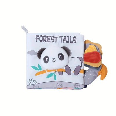 Fidtoy Libros de tela suave en 3D con sonido crujiente | Juguete de aprendizaje sensorial para bebés de 0 a 12 meses