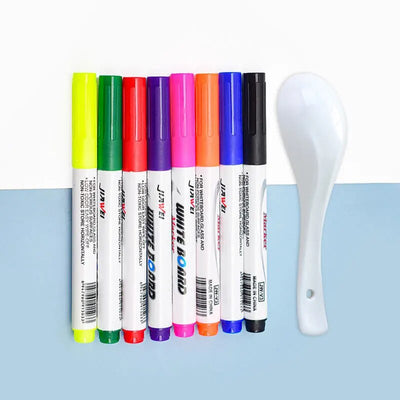 Ensemble de stylos magiques flottants Fidtoy pour enfants, jouet créatif d'art aquatique