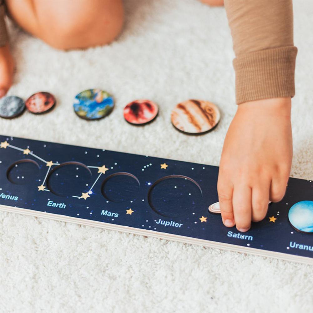 3D Wooden Solar System Puzzle