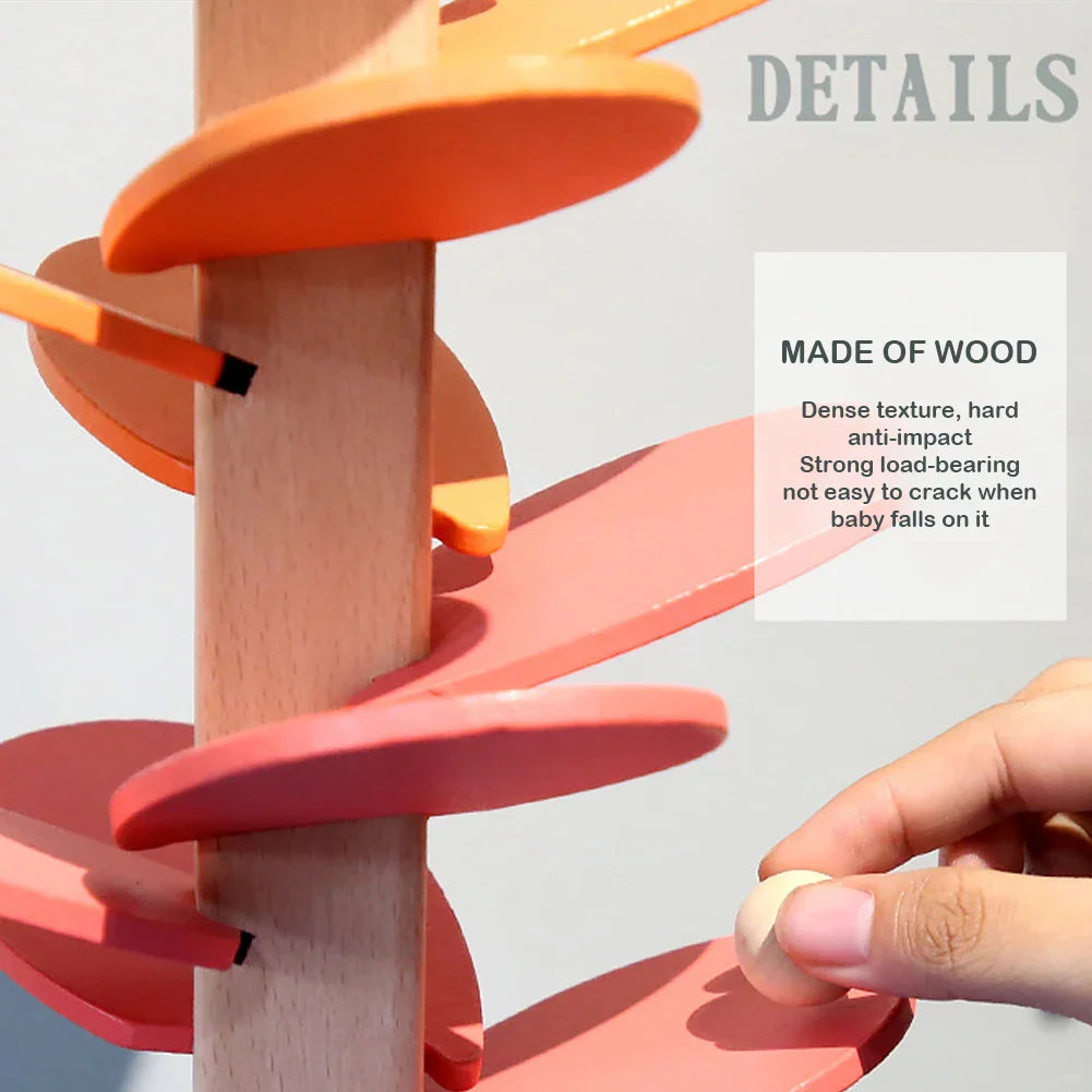 Rainbow Music Tree Toy | Wooden Montessori Sound Toy for Kids