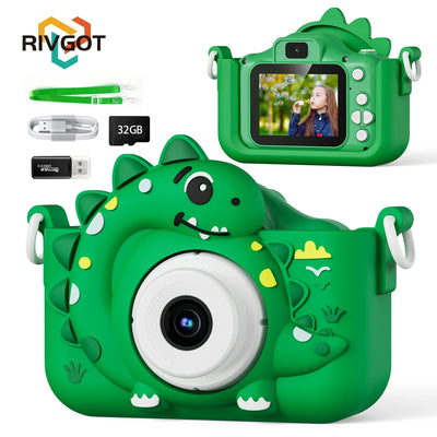 Fidtoy Kids Dinosaur Digital Camera Creative Toy for Ages 2+