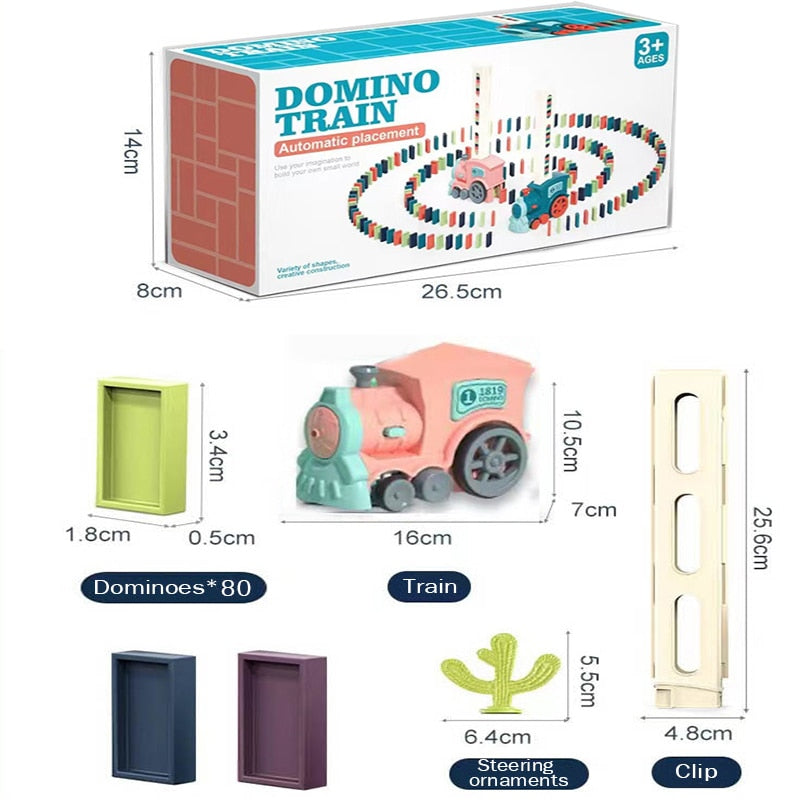 Juguete Tren Dominó Montessori