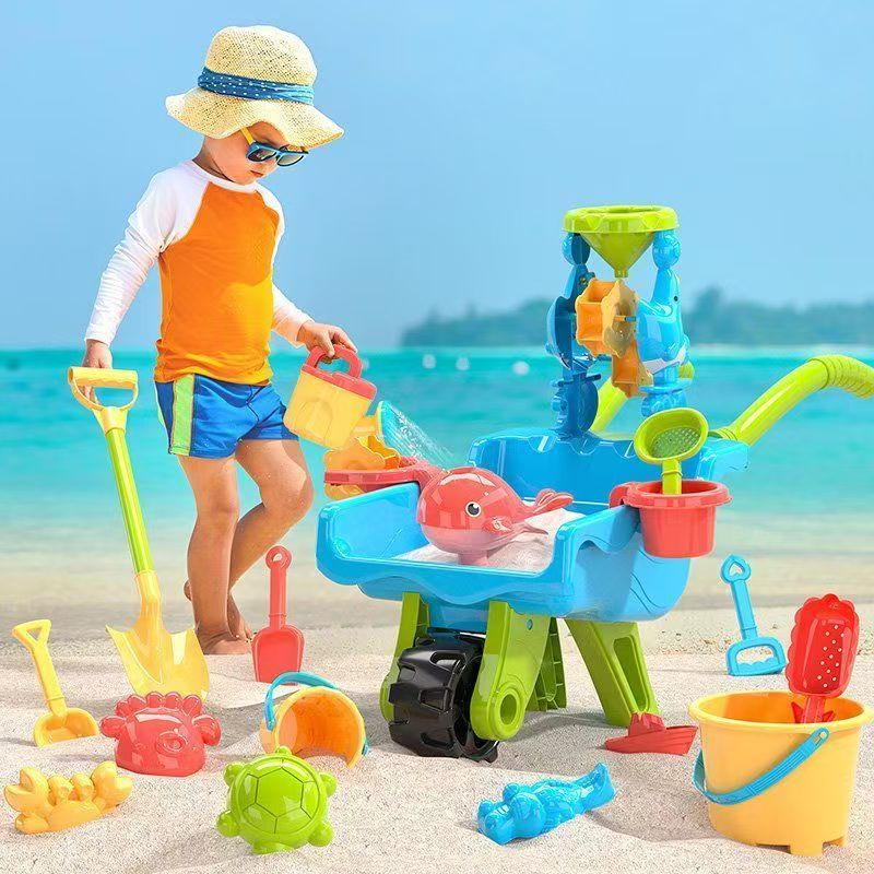 BeachFun – Ontdekkend & Leuk – Zand & Strand Kruiwagen Set