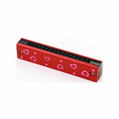 Kids Harmonica Wooden Double Row Blowable Toys