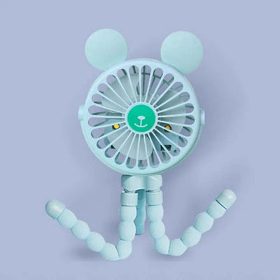 Fidtoy Portable Stroller Fan Clip On Baby Cooling Fan USB Rechargeable