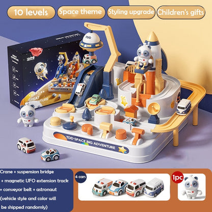 Racing Rail Car Educational Toy