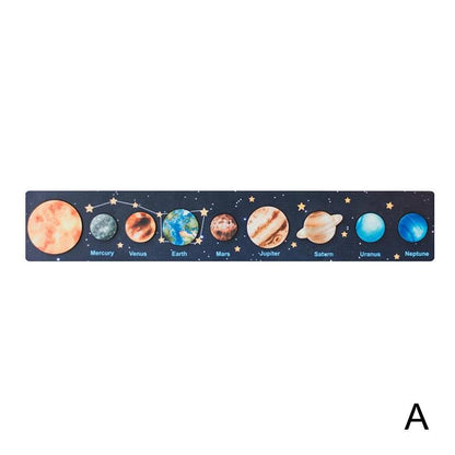 3D Wooden Solar System Puzzle