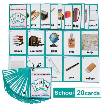 Baby English Learning Word Table Flashcard Toys