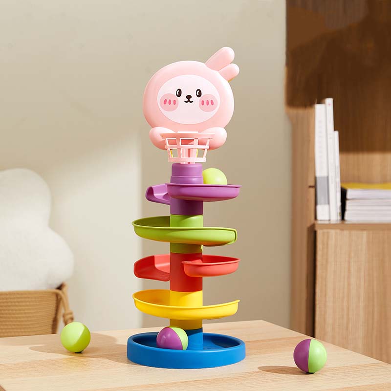 Fidtoy Tour de balles et circuit de billes | Jeu de balles à cascade pour bébés et tout-petits