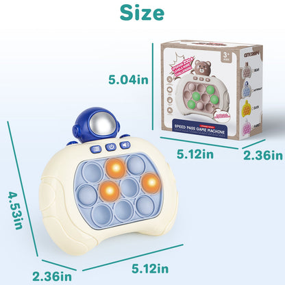 Pop It Game Light Up Pop Game Stress and Anxiety Relief ADHD Toys  Pattern Game Pop Toy For Girls and Boys