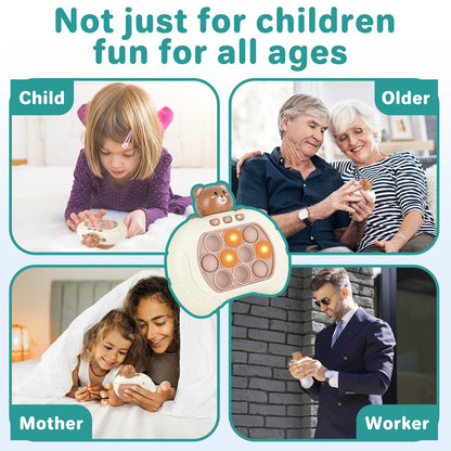 Pop It Game Light Up Pop Game Stress and Anxiety Relief ADHD Toys  Pattern Game Pop Toy For Girls and Boys