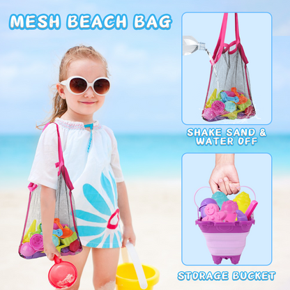 33PCS Ice Cream Beach Tools Toys Outdoor Play Garden Toy Baby Bath Toys