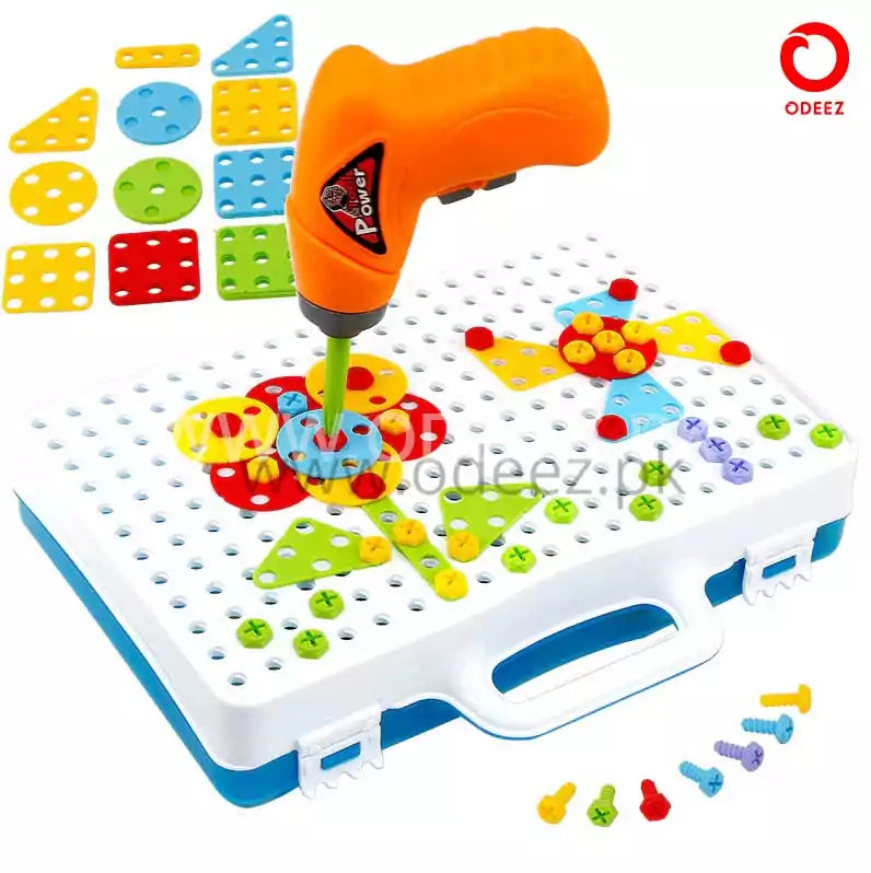 STEM Creative Design and Drill Screw Play - 106 pieces