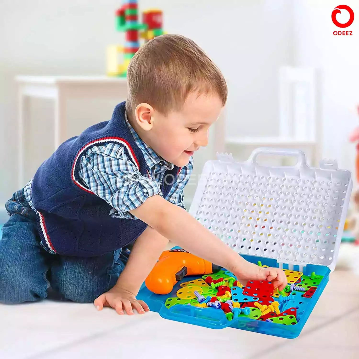 STEM Creative Design and Drill Screw Play - 106 pieces