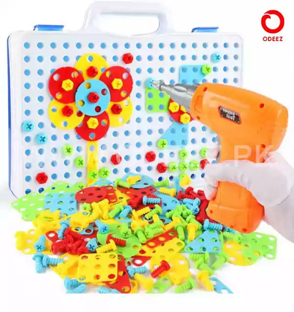 STEM Creative Design and Drill Screw Play - 106 pieces
