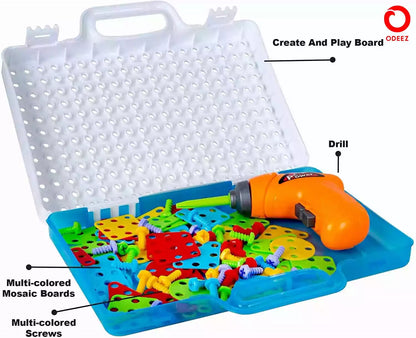 STEM Creative Design and Drill Screw Play - 106 pieces