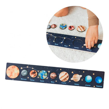 3D Wooden Solar System Puzzle
