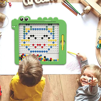 Fidtoy Magnetic Drawing Board Montessori Learning Toy for Kids