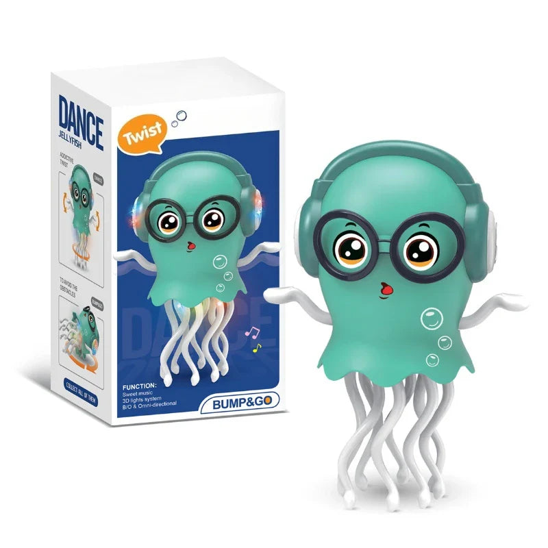 Fidtoy Electric Dancing Octopus Toy with Lights and Music for Kids