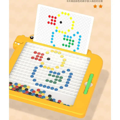 Fidtoy Magnetic Drawing Board Montessori Learning Toy for Kids