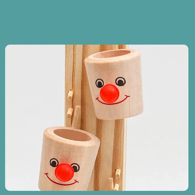 Fidtoy Circuit à Billes en Bois - Jouet Amusant et Éducatif pour Enfants