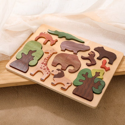 Wooden Forest Montessori Puzzle