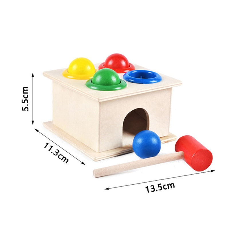 Children Wooden Hammering Ball Toy