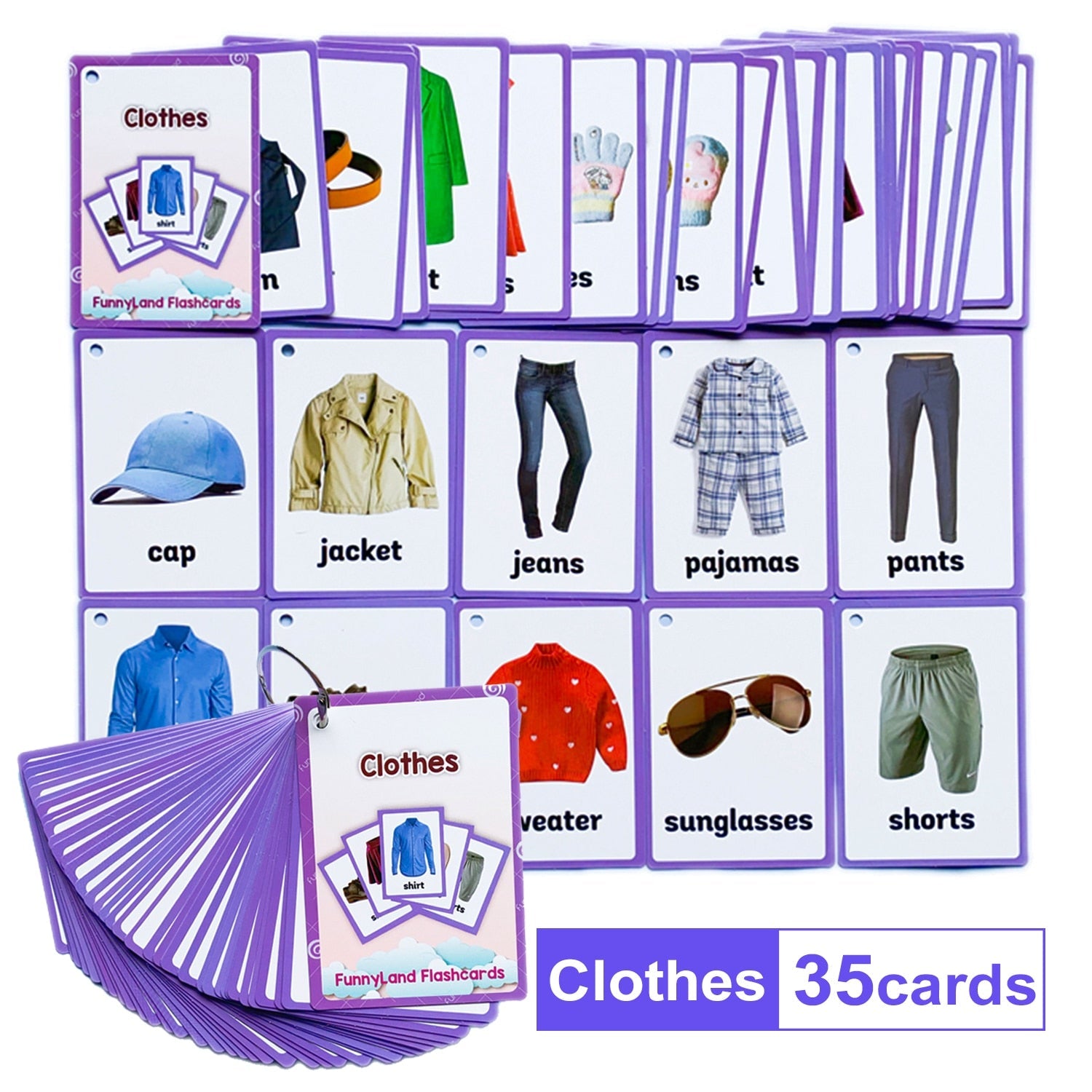 Baby English Learning Word Table Flashcard Toys
