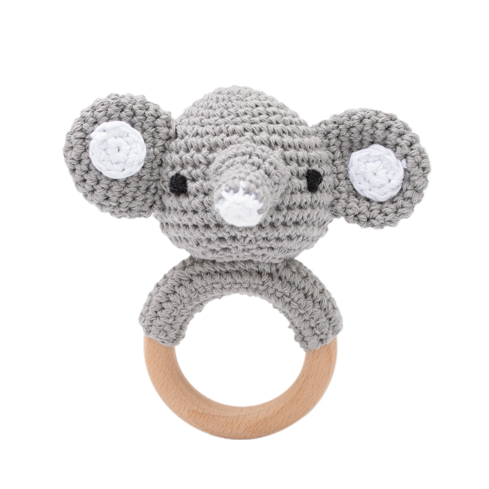 Crochet Baby Teether And Rattle