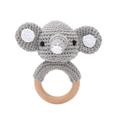 Fidtoy SnuggleBud Rattle & Teether Baby Sensory Toy