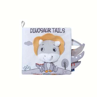 Fidtoy Libros de tela suave en 3D con sonido crujiente | Juguete de aprendizaje sensorial para bebés de 0 a 12 meses