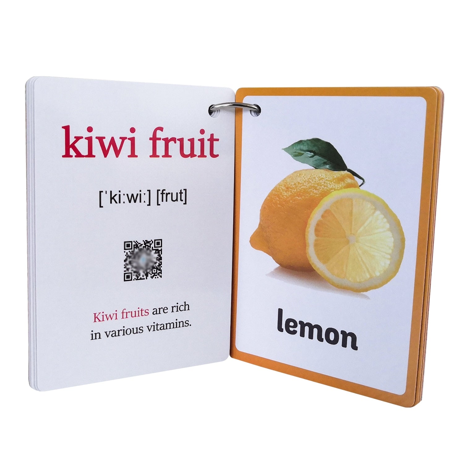 Baby English Learning Word Table Flashcard Toys