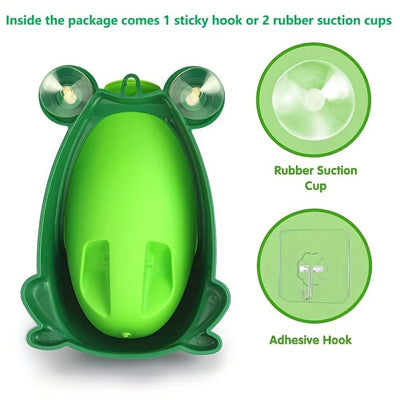 Fidtoy Frog Urinoir pour tout-petits – Entraînement à la propreté mural amusant pour garçons de 2 à 5 ans