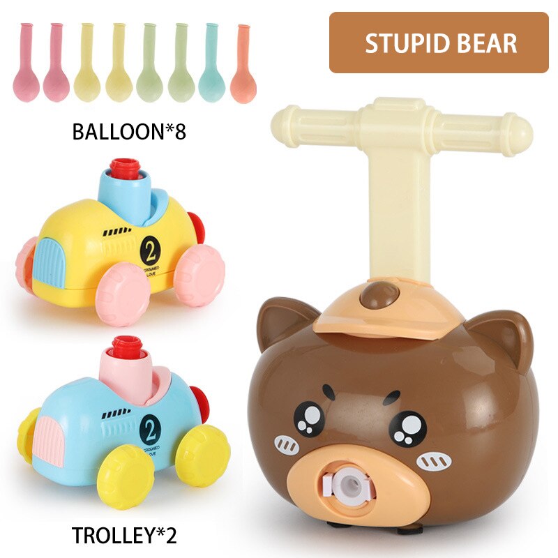 Children's Balloon Powered Launch Car
