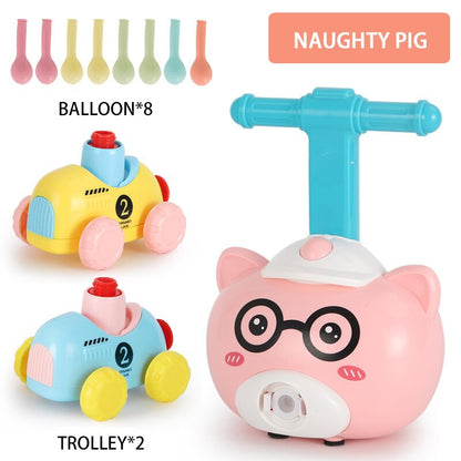 Children's Balloon Powered Launch Car