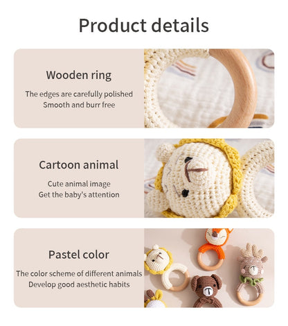 Crochet Baby Teether And Rattle