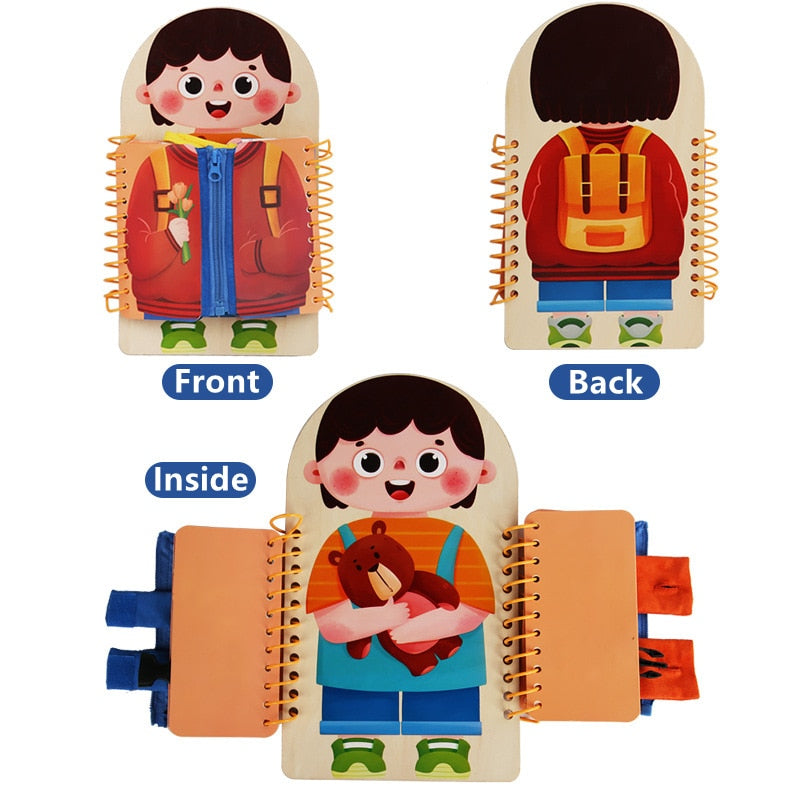 Montessori Dress-Up Busy Board