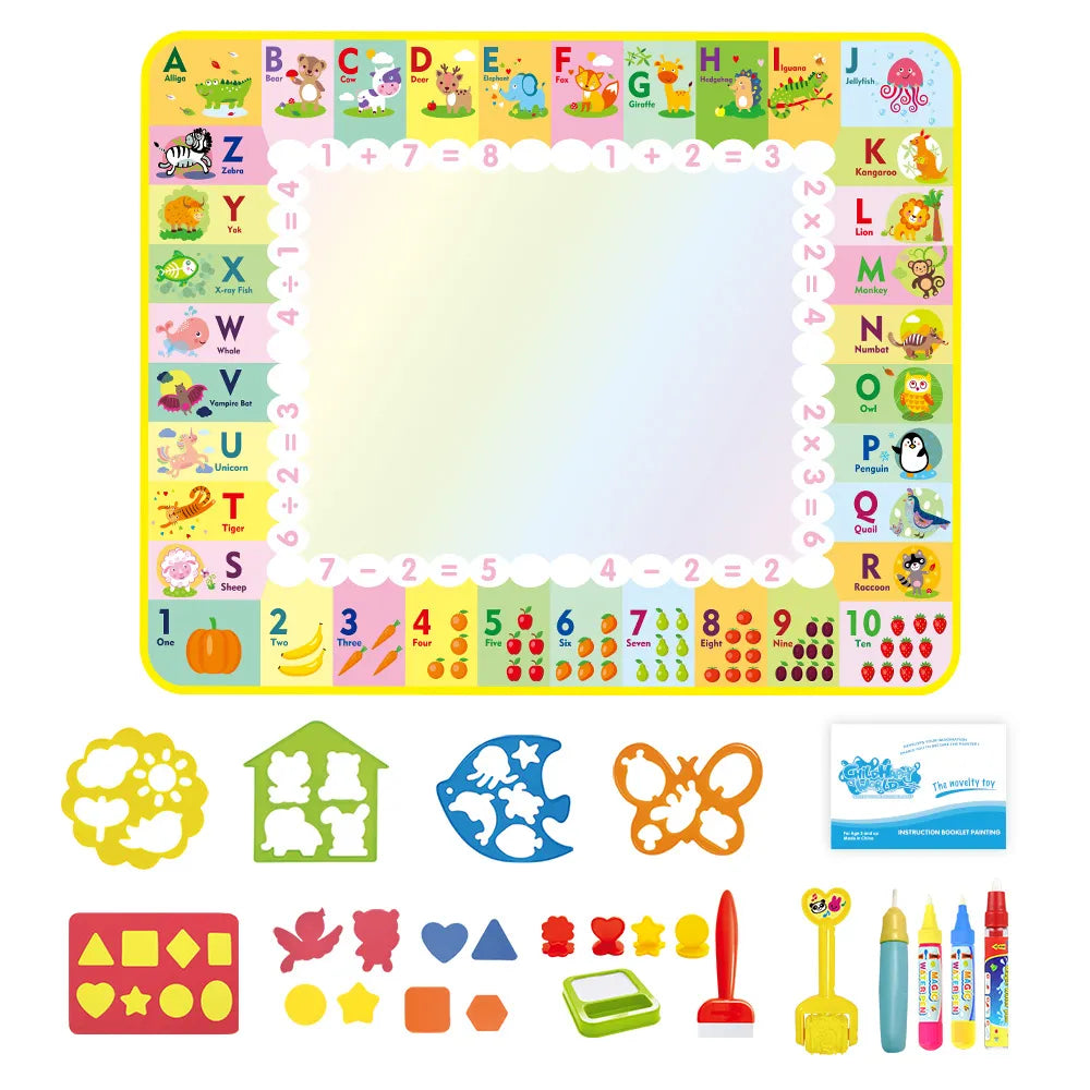 Montessori Water Drawing Doodle Mat